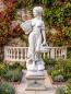 Preview: Gartenfigur Blumenmädchen Dona Frau mit Blumenkorb große Garten Steinfigur 136cm 160kg
